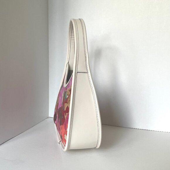 Coach Ergo Bag Upcrushed Upcrafted Pink Red Leather Coachtopia Shoulder CP404 - Picture 7 of 12